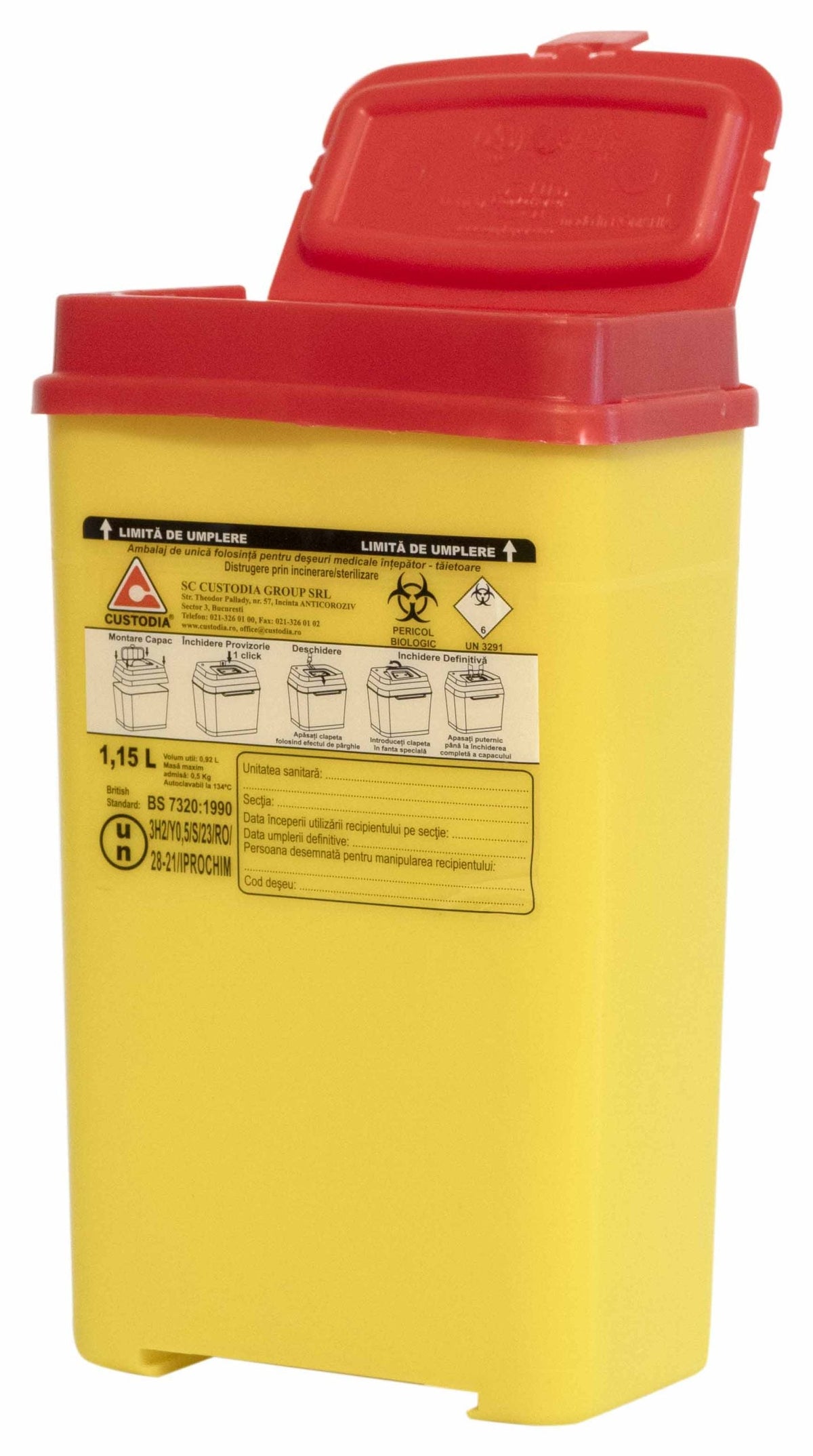 Recipient plastic deseuri taioase (diverse dimensiuni)