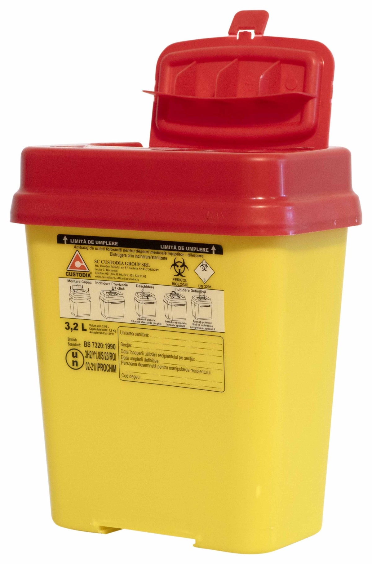 Recipient plastic deseuri taioase (diverse dimensiuni)