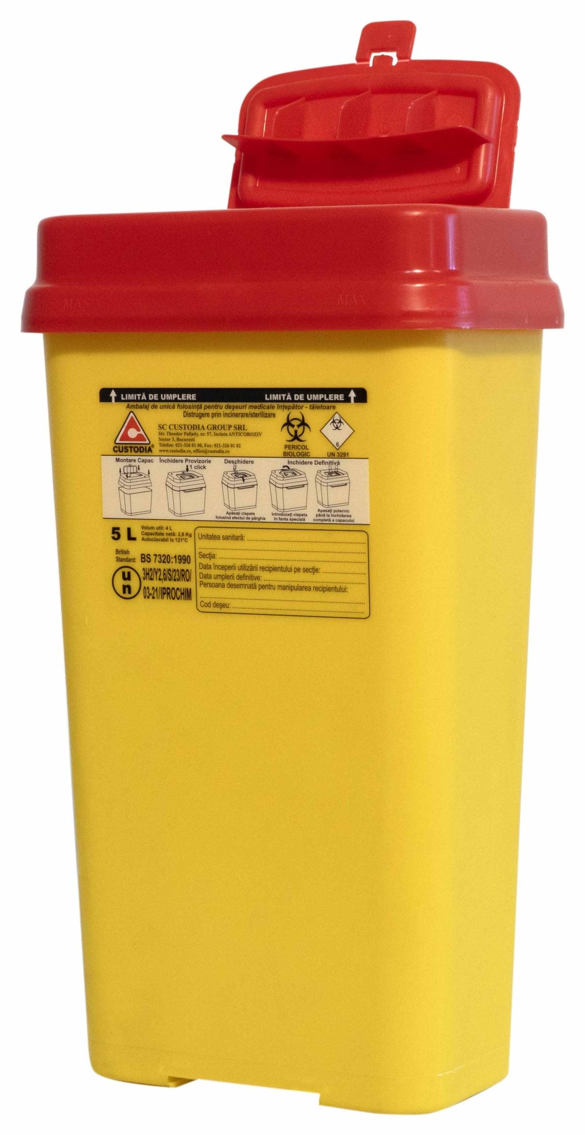 Recipient plastic deseuri taioase (diverse dimensiuni)