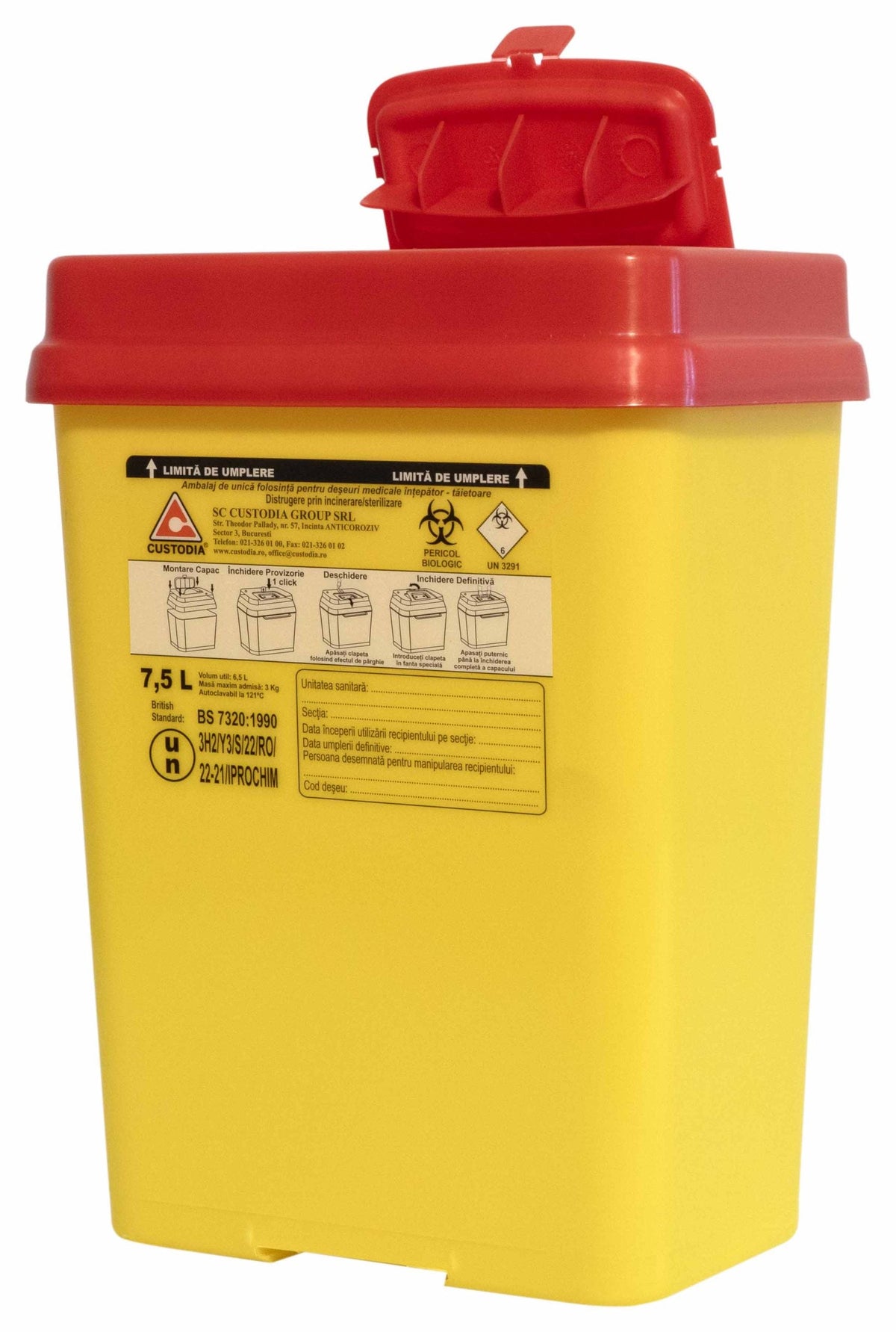 Recipient plastic deseuri taioase (diverse dimensiuni)