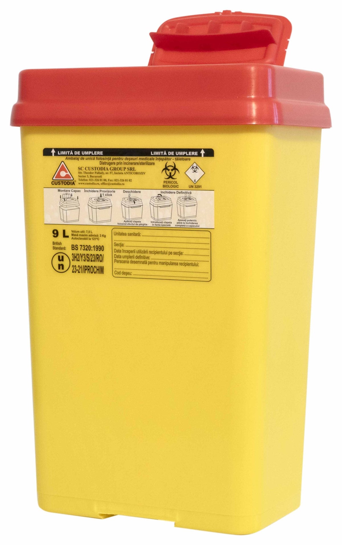 Recipient plastic deseuri taioase (diverse dimensiuni)