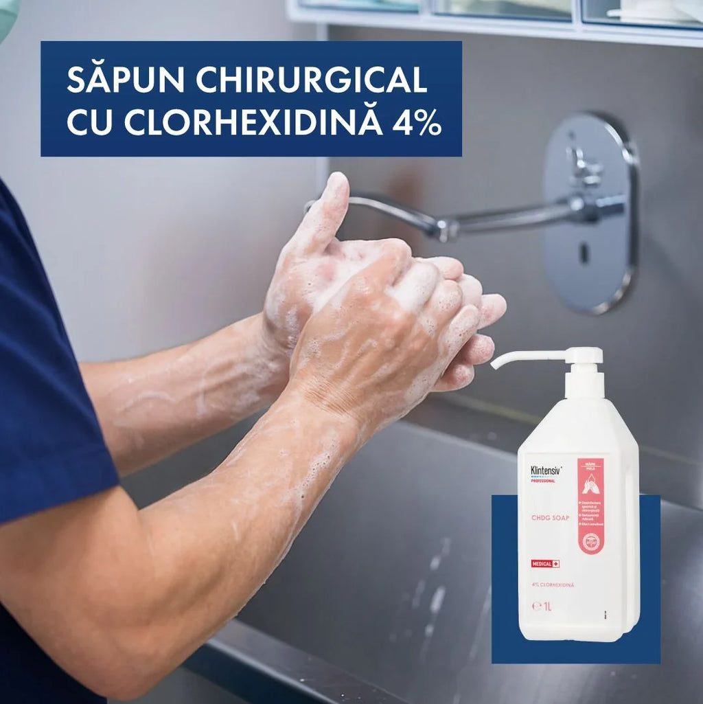 Klintensiv® CHDG Soap - sapun igienic și chirurgical 4 % clorhexidină, 500 ml