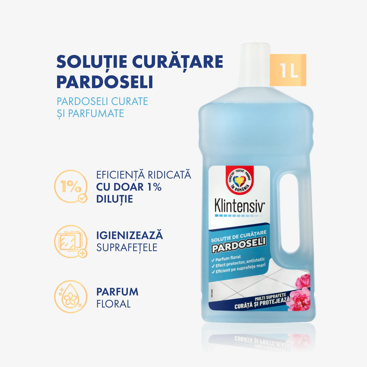 Soluție Curățare Pardoseli Klintensiv 1 litru