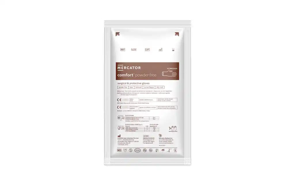 Manusi chirurgicale sterile Comfort Powder-Free EO din latex, fara pudra – 1 pereche