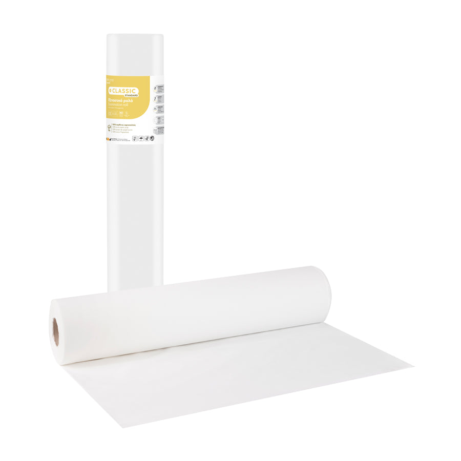 Rola hartie examinare Soft Care Classic Standard 2 straturi 58cm x 40m - Alba