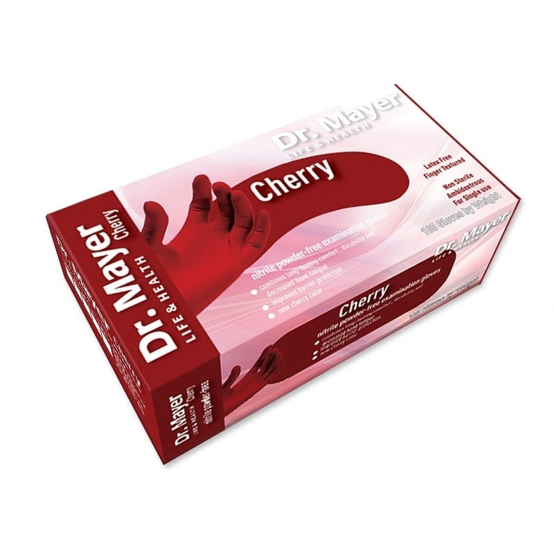 Manusi Examinare Nitril Cherry Red Dr. Mayer