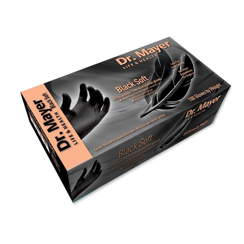 Manusi Examinare Nitril Negre Soft Dr.Mayer
