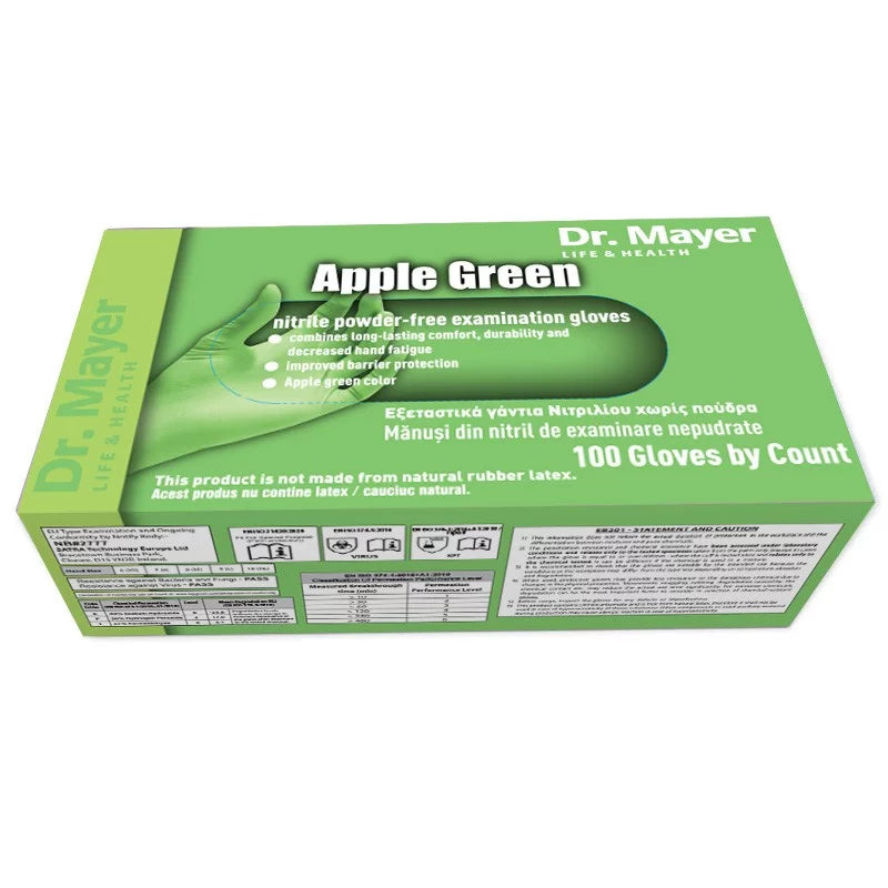Manusi Examinare Nitril Apple Green Dr. Mayer