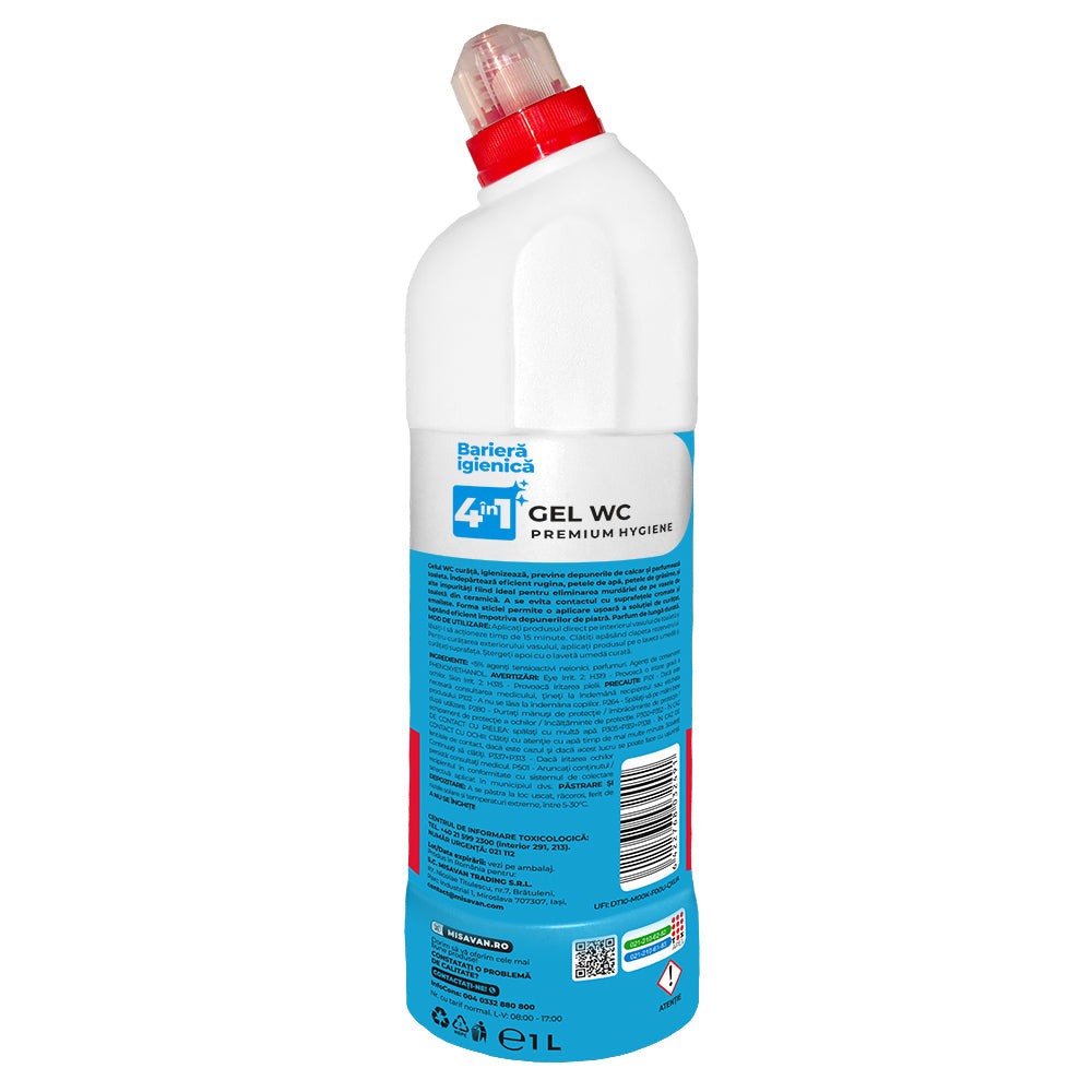 Solutie curatare toaleta Misavan Gel Wc Marine 4in1 1l
