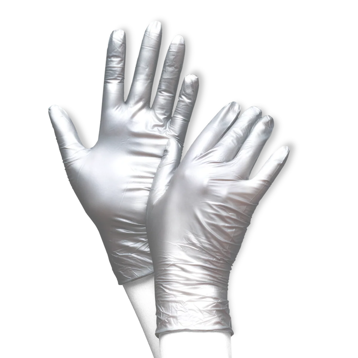 Manusi nitril Unigloves FANCY SILVER , uz medical si profesional